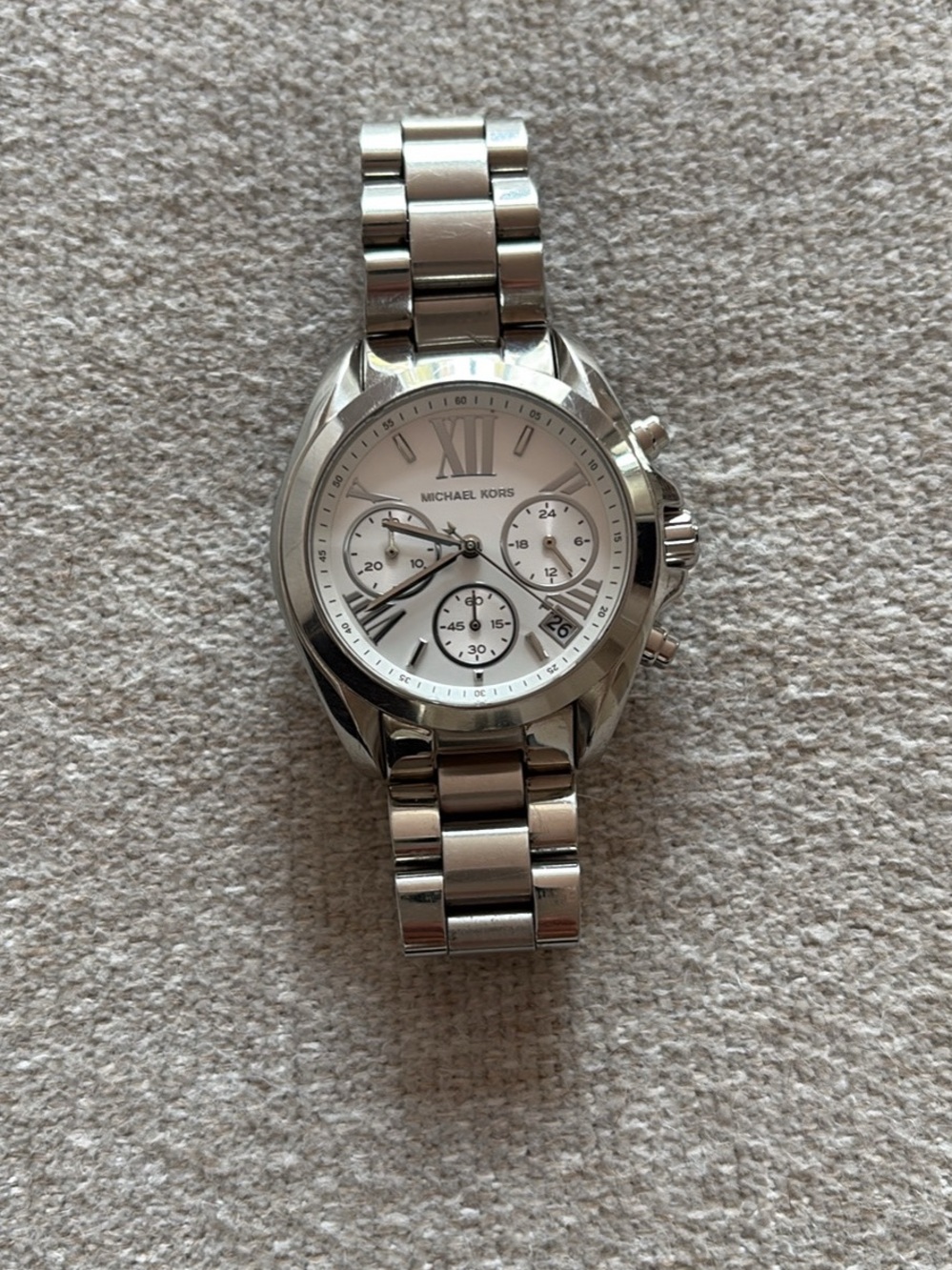 Michael Kors Silver Tone Women's Bracelet Watch